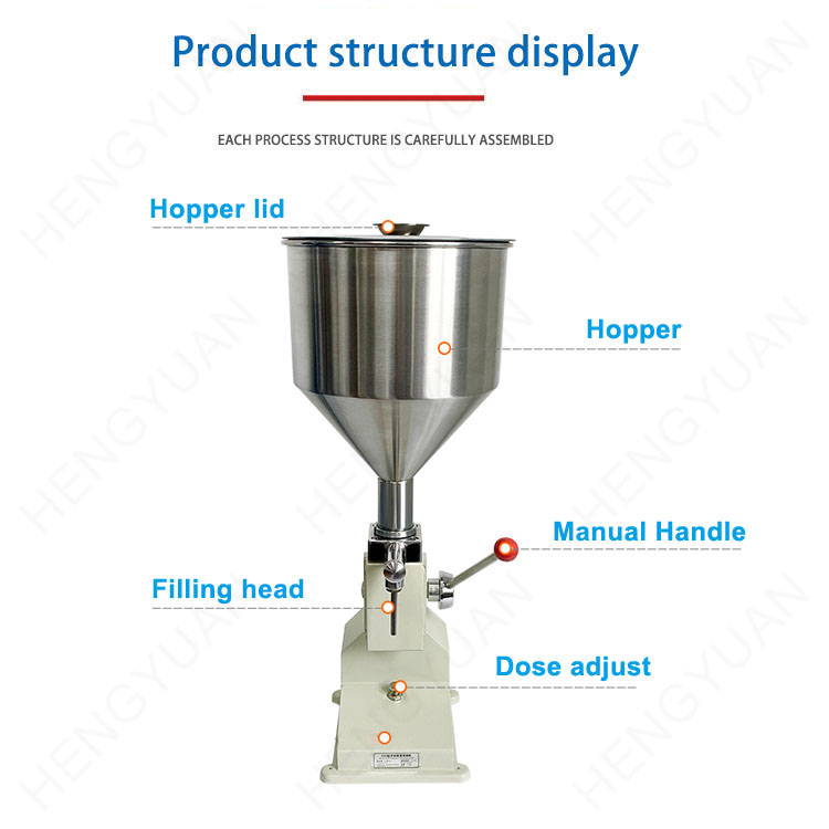 HY-A03 手动面霜灌装机