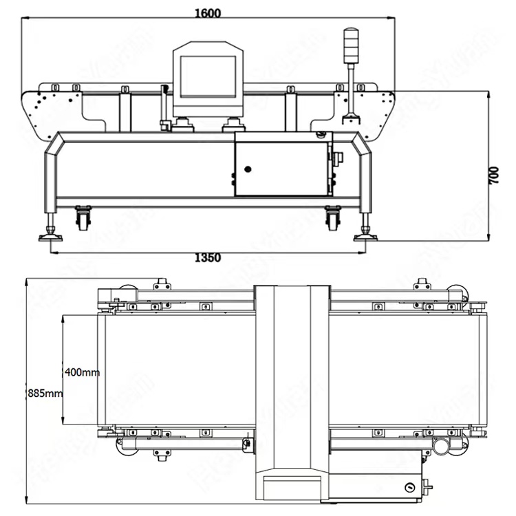 Hyd-m400金属检测剔除设备厂家直销